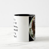 Een heel handige Orangutan Tweekleurige Koffiemok (Center)