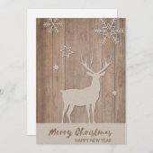Een heel herten Kerstmis Feestdagenkaart (Voorkant / Achterkant)