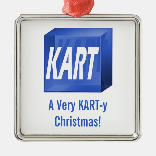 Een heel kART-y kerst! Ornament (Voorkant)