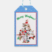 Een heel kerstfeest voor honden cadeaulabel (Voorkant)