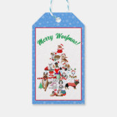 Een heel kerstfeest voor honden cadeaulabel (Achterkant)