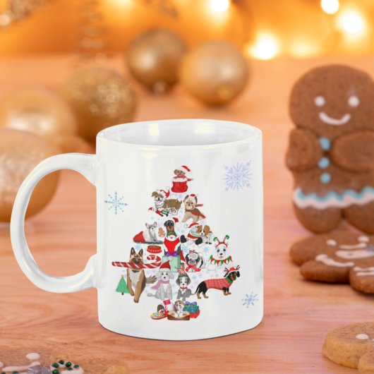Een heel kerstfeest voor honden koffiemok
