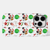Een heel kerstfeestelijke Cavalier King Charles Case-Mate iPhone Case (Achterkant (horizontaal))