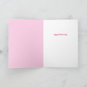 Een heel lama-liefde Valentijnskaart Kaart (Binnen)