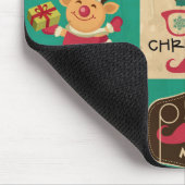 Een heel Manly kerstcollage Muismat (Hoek)