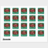Een heel mannelijk Kerst sticker hebben (Vel)
