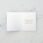 Een heel meisjesachtige kerstkaart feestdagen kaart (Binnen)