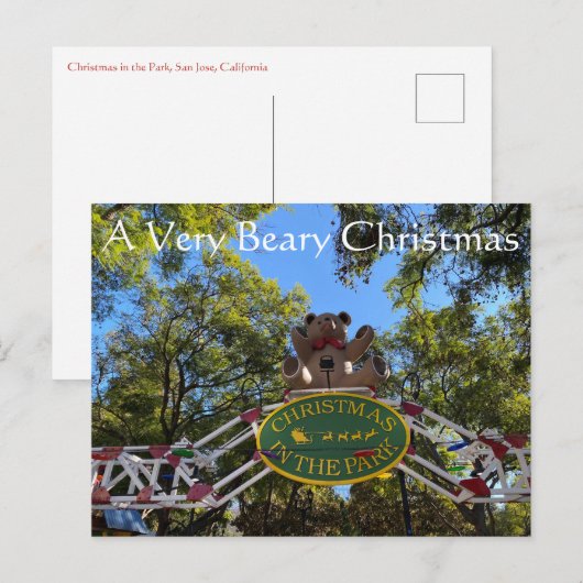 Een heel mooi kerstfeest briefkaart (Voorkant / Achterkant)