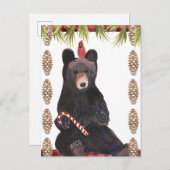 Een heel mooi kerstfeest met Pinecones Briefkaart (Voorkant / Achterkant)