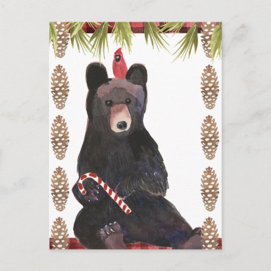 Een heel mooi kerstfeest met Pinecones Briefkaart (Voorkant)