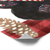 Een heel mooi kerstfeest met Pinecones Poster (Hoek)