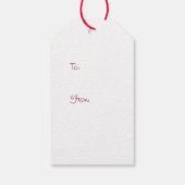 Een heel prettig kerstfeest cadeaulabel (Achterkant)