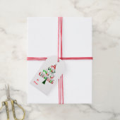 Een heel prettig kerstfeest cadeaulabel (Met Touw)