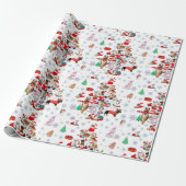 Een heel prettig kerstfeest. cadeaupapier (Uitgerold)