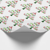 Een heel prettig kerstfeest cadeaupapier (Hoek)