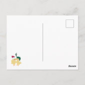 Een heel prettig kerstfeest en een gelukkig nieuwj briefkaart (Achterkant)