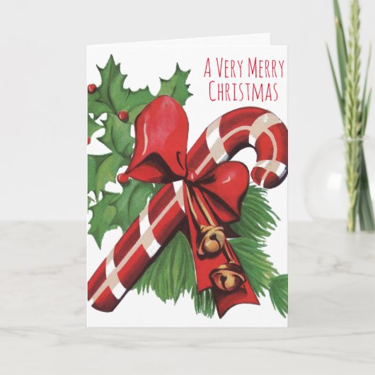 Een heel prettig kerstfeest feestdagen kaart (Voorkant)