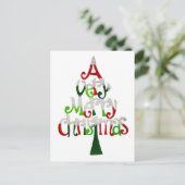 Een heel prettig kerstfeest feestdagenkaart (Staand voorkant)