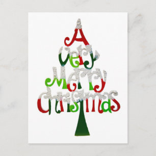Een heel prettig kerstfeest feestdagenkaart