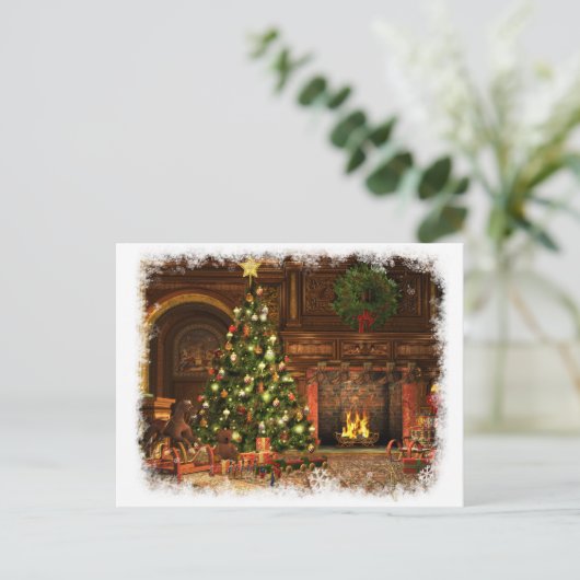 Een heel prettig kerstfeest feestdagenkaart (Staand voorkant)