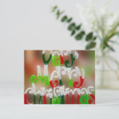 Een heel prettig kerstfeest feestdagenkaart (Staand voorkant)