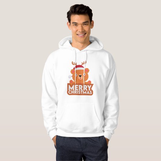 Een heel prettig kerstfeest hoodie (Voorkant volledig)