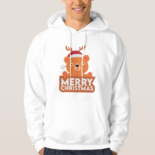 Een heel prettig kerstfeest hoodie (Voorkant)