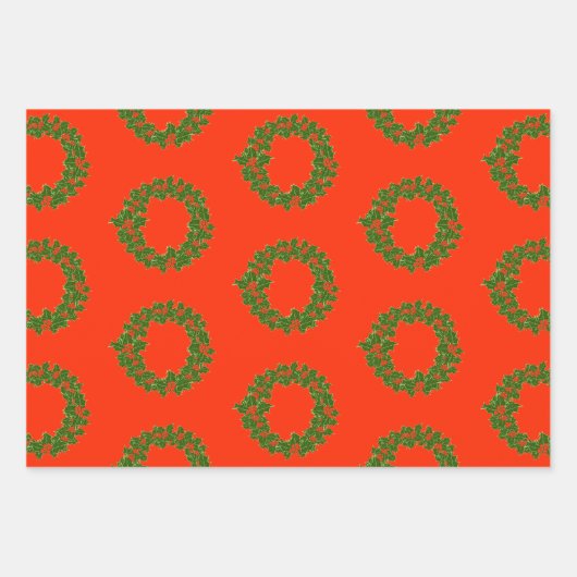 Een heel prettig kerstfeest inpakpapier vel (Voorkant)