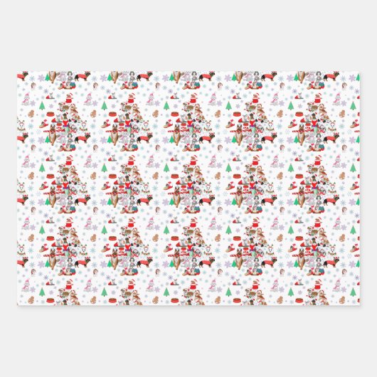 Een heel prettig kerstfeest. inpakpapier vel (Voorkant 2)