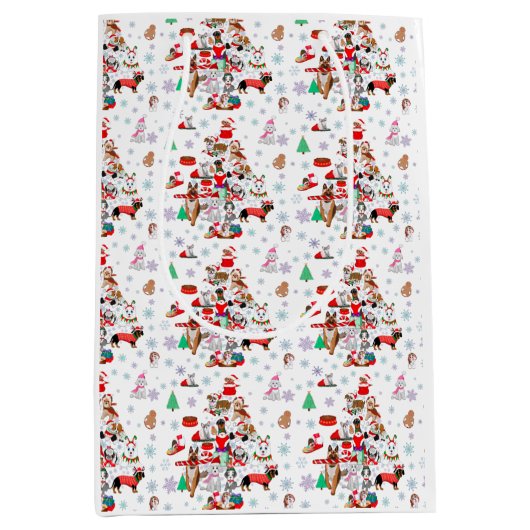 Een heel prettig kerstfeest. medium cadeauzakje (Voorkant)