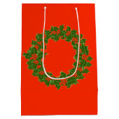 Een heel prettig kerstfeest medium cadeauzakje (Achterkant)