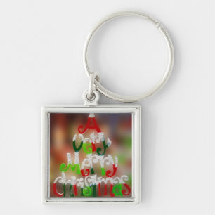 Een heel prettig kerstfeest sleutelhanger