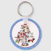 Een heel prettig kerstfeest. sleutelhanger (Voorkant)