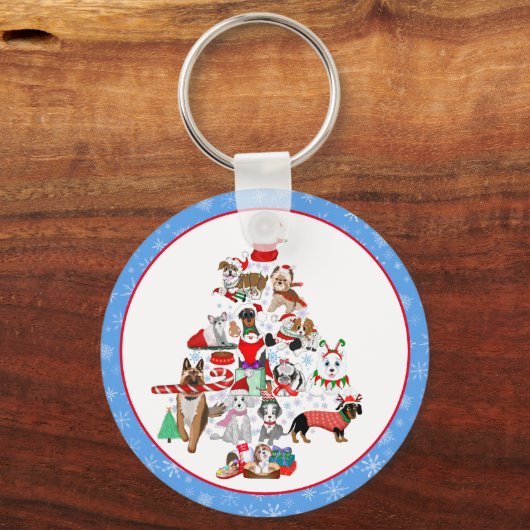 Een heel prettig kerstfeest. sleutelhanger (Voorkant)