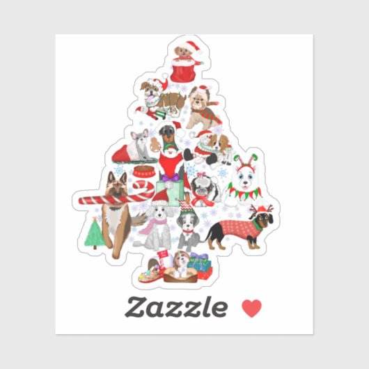 Een heel prettig kerstfeest. sticker (Vel)