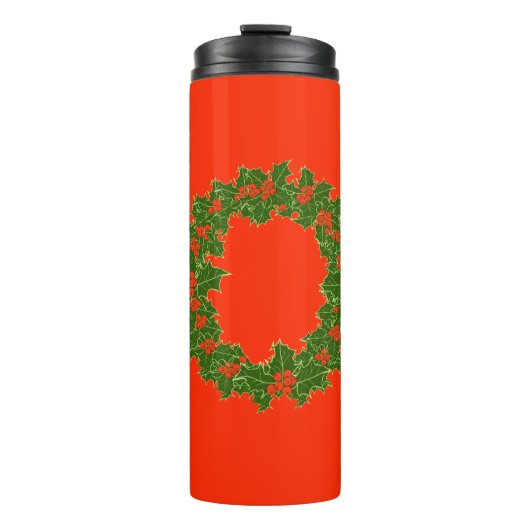 Een heel prettig kerstfeest thermosbeker (Voorkant)