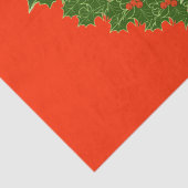 Een heel prettig kerstfeest tissuepapier (Detail)