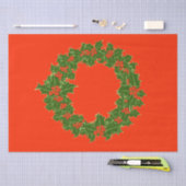 Een heel prettig kerstfeest tissuepapier (Craft)