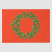 Een heel prettig kerstfeest tissuepapier (Voorkant)