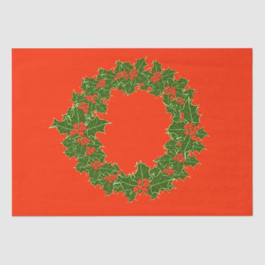 Een heel prettig kerstfeest tissuepapier (Voorkant)