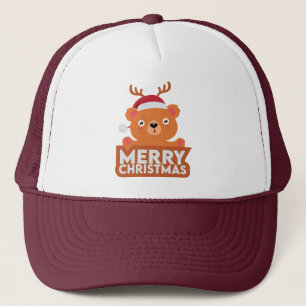 Een heel prettig kerstfeest trucker pet