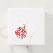 Een heel prettig kerstfeest voor jou. bedankjes labels (In situ)