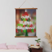 Een heel prettig kersthout met wandtapijt hangend wandkleed (Slaapkamer)