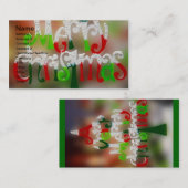 Een heel prettig kerstVisitekaartje Visitekaartje (Voorkant / Achterkant)