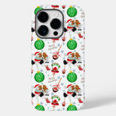 Een heel prettige Cavalier King Charles Kerstmis Case-Mate iPhone Case (Achterkant)
