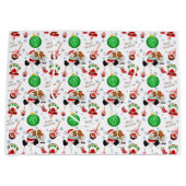 Een heel prettige Cavalier King Charles Kerstmis Groot Cadeauzakje (Voorkant)