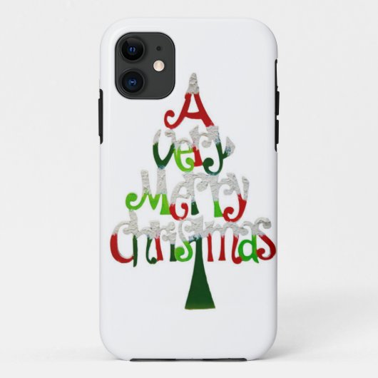 Een heel prettige kerstboom Case-Mate iPhone case (Achterkant)