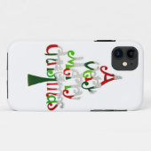 Een heel prettige kerstboom Case-Mate iPhone case (Achterkant (horizontaal))