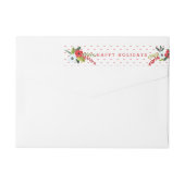 Een heel prettige kerstFloral op maat (Achterkant)