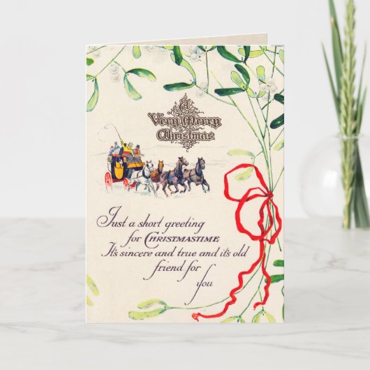 Een heel prettige kerstkaart met een led feestdagen kaart (Voorkant)